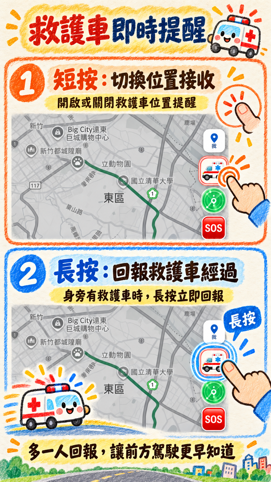 救護車即時提醒教學